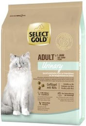 SELECT GOLD Urinary Adult Trockenfutter Geflügel und Reis 2x2,5 kg Diätfutter für Katzen - 2 x 2,5 kg – Bild 1 von 3