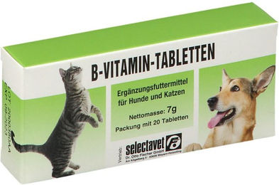 Selectavet B-Vitamin-Tabletten für Haut, Fell und Verdauung – Bild 1 von 2