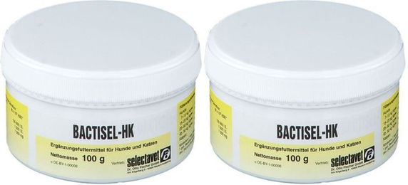 Produktbild von Selectavet BACTISEL-HK Probiotika Pulver für Magen-Darm und Verdauung für Hunde und Katzen aller Größen und Altersstufen 1000g