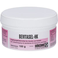 Produktbild von Selectavet Bevitasel-HK Ergänzungsfuttermittel Pulver für Hunde und Katzen zur Unterstützung des Immunsystems mit Vitaminen 1000g