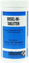 Selectavet BIOSEL-HK Nahrungsergänzung in Tablettenform für Haut und Fell – Bild 1 von 2