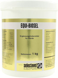 Produktbild von Selectavet Equi-Biosel Ergänzungsfutter Pulver für Pferde Adult zur Unterstützung von Haut, Fell und Hufen 1000g
