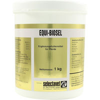 Produktbild von Selectavet Equi-Biosel Ergänzungsfutter Pulver für Pferde Adult zur Unterstützung von Haut, Fell und Hufen 1000g