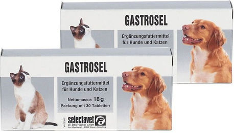 Produktbild von Selectavet Gastrosel Tabletten zur Magen-Darm-Unterstützung und Verdauungshilfe