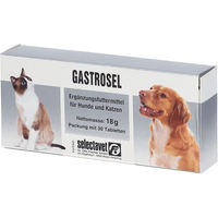 Produktbild von Selectavet Gastrosel Tabletten zur Magen-Darm-Unterstützung und Verdauungshilfe
