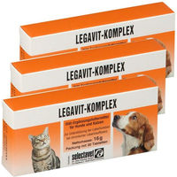 Produktbild von Selectavet Legavit-Komplex Nahrungsergänzung mit Vitaminen zur Unterstützung von Leber und Nieren in Tablettenform