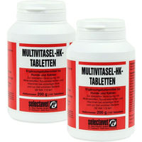 Produktbild von Selectavet Multivitasel-HK Tabletten für Haut, Fell und Immunsystem für alle Hunde aller Größen und Altersstufen