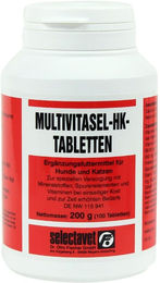 Selectavet Multivitasel-HK Vitamintabletten für Hunde zur Unterstützung von Haut, Fell, Immunsystem sowie Gelenken und Knochen für alle Altersstufen und Größen – Bild 1 von 2