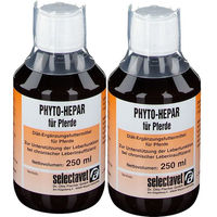 Produktbild von Selectavet PHYTO-HEPAR Ergänzungsfutter für Pferde zur Unterstützung der Leber und des Stoffwechsels 500 ml Liquid