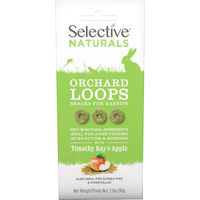 Produktbild von Selective Naturals Orchard Loops Kräcker für Kaninchen Meerschweinchen und Chinchillas 80 g