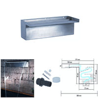 Produktbild von seliger Aquafall 600 Edelstahl Wasserfallschale 60cm