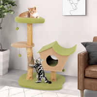 Produktbild von Selius Katzenbaum mit Katzenhaus und Kratzmöglichkeit 110 cm hoch