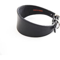 Produktbild von Sellerie Canine Vendéenne Hundehalsband aus Leder Schwarz 30 cm