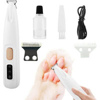 Produktbild von Senmudi Hundeschermaschine Leise mit LED-Licht und USB-Wiederaufladbar für Pfoten Ohren und Gesicht in Weiß