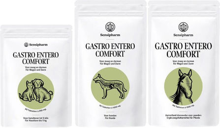 Produktbild von Sensipharm Gastro Entero Comfort Nahrungsergänzungsmittel für kleine Haustiere 90 Tabletten