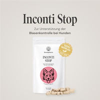 Produktbild von Sensipharm Inconti Stop Hund Senior Hypoallergen zur Unterstützung der Harnwege 90 Tabletten