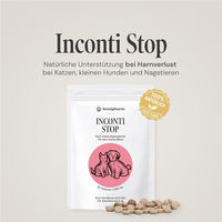 Produktbild von Sensipharm Inconti Stop Pflanzliche Blasen- und Harnwegshilfe für Katzen, kleine Hunde, Meerschweinchen und Kaninchen 90 Tabletten