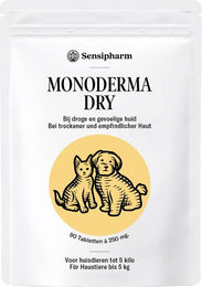 Produktbild von Sensipharm Monoderma Dry Vitaminsupplement für kleine Haustiere 90 Tabletten