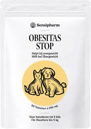 Produktbild von Sensipharm Obesitas Stop Vitaminpräparat für kleine Haustiere 90 Tabletten