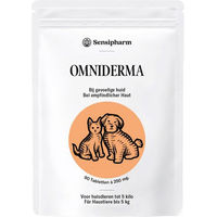 Produktbild von Sensipharm Omniderma Nahrungsergänzung für kleine Haustiere 90 Tabletten