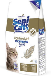 Produktbild von Sepicat LightWeight Extreme Fresh Klumpstreu Babypuder 15 l - 15 l