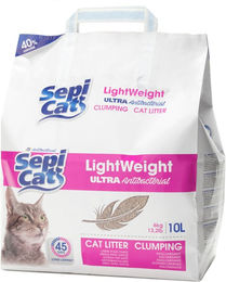 Produktbild von Sepicat Lightweight Ultra Antibacterial Klumpstreu Babypuder 10 l - 10 l