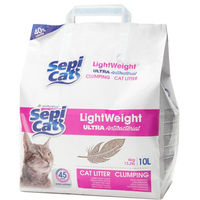 Produktbild von Sepicat Lightweight Ultra Antibacterial Klumpstreu Babypuder 10 l - 10 l
