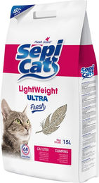 Produktbild von Sepicat LightWeight Ultra Fresh Klumpstreu Babypuder 15 l - 15 l