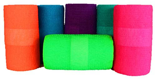 Septicare Klauenbandagen aus Latex in Neon-Farben 10cm x 2,5-4cm – Bild 1 von 3