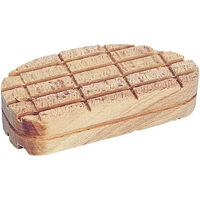 Produktbild von Septicare Pfotenschuhe mit Holzsohle in Beige und Braun