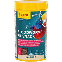 Produktbild von Sera Bloodworms FD Snack Rote Mückenlarven für Fische 250 ml - 250 ml