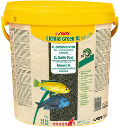 Sera Cichlid Green XL Nature Granulatfutter für Buntbarsche ohne tierisches Protein 10 Liter - 10 l – Bild 1 von 2