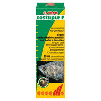 Produktbild von Sera Costapur F Medikament gegen Ichthyophthirius multifiliis und Hautparasiten für Süßwasserfische 50 ml - 50 ml