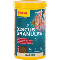 Produktbild von Sera Discus Granulat Nature Fischfutter für Diskus mit hochwertigem Protein und präbiotischer Wirkung 420 g - 1000 ml
