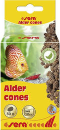Sera Erlenzapfen Naturmaterial zur Wasseraufbereitung für Süßwasser-Aquarien 50 Stück – Bild 1 von 5