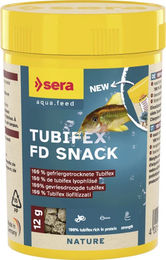 Sera FD Tubifex Nature Gefriergetrockneter Fischsnack für Süßwasserfische 12 g - 12 g – Bild 1 von 3