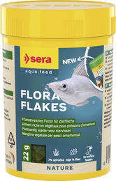 Sera Flora Nature Fischfutter für Süßwasserfische ohne Farb- und Aromastoffe 100 ml - 22 g – Bild 1 von 3