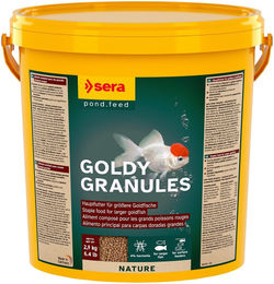 Produktbild von Sera Goldy Gran Nature Goldfischfutter für den Teich 10 Liter - 10 l