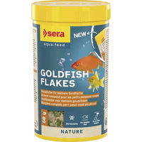 Produktbild von Sera Goldy Nature Fischfutter für Goldfische und Kaltwasserfische ohne Farb- und Aromastoffe 250 g - 60 g