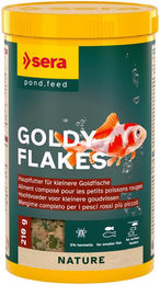 Sera Goldy Nature Flockenfutter für Goldfische und Kaltwasserfische 1000 ml - 210 g – Bild 1 von 3