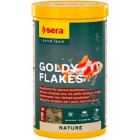 Produktbild von Sera Goldy Nature Flockenfutter für Goldfische und Kaltwasserfische 1000 ml - 210 g