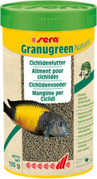 Sera Granugreen Nature Granulat Fischfutter für Buntbarsche 250 ml - 250 ml – Bild 1 von 3