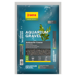 Produktbild von Sera Gravel Anthracite Coarse Bodengrund für Fische und Bodenfische Schwarz 6 l