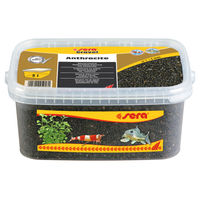 Produktbild von Sera Gravel Anthracite Naturkies für Süß- und Meerwasseraquarien 3 Liter - 3 l