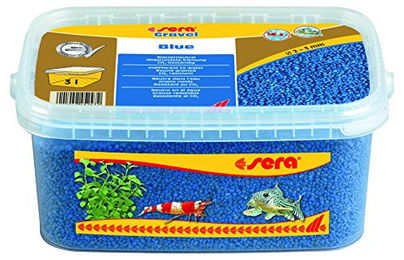 Sera Gravel Blue blauer Aquariumkies 2-3 mm 3 Liter für Süß- und Meerwasseraquarien – Bild 1 von 4