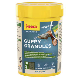 Sera Guppy Gran Nature Fischfutter Granulat für Süßwasserfische 100 ml – Bild 1 von 2