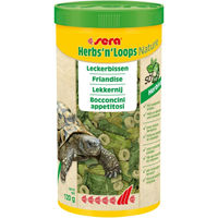 Produktbild von sera Herbs'n'Loops Nature Kräuterfutter für Schildkröten 1000 ml - 1 l