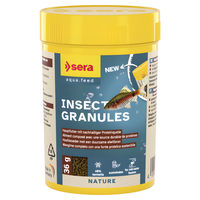 Produktbild von Sera Insect Granules Hauptfutter für Zierfische mit Insektenmehl 100 ml / 36 g