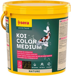 Sera Koi Color Nature Medium Teichfischfutter 3,8 l - 3,8 l – Bild 1 von 5