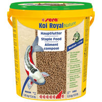 Produktbild von Sera Koi Royal Nature Large Hauptfutter für Koi und Goldfische 5,8 kg Eimer - 21 l
